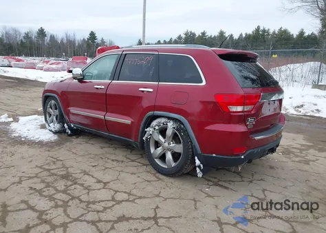 2012 Jeep Grand Cherokee Overland из США, поврежденный, VIN 1C4RJFCT1CC114783